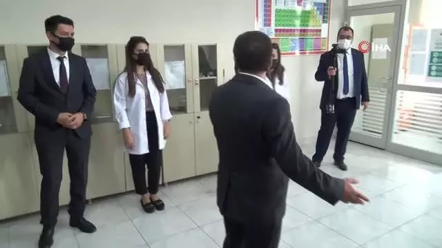 Yüz yüze eğitimin başlamasıyla o kentte alınan tedbirler sonuç verdi