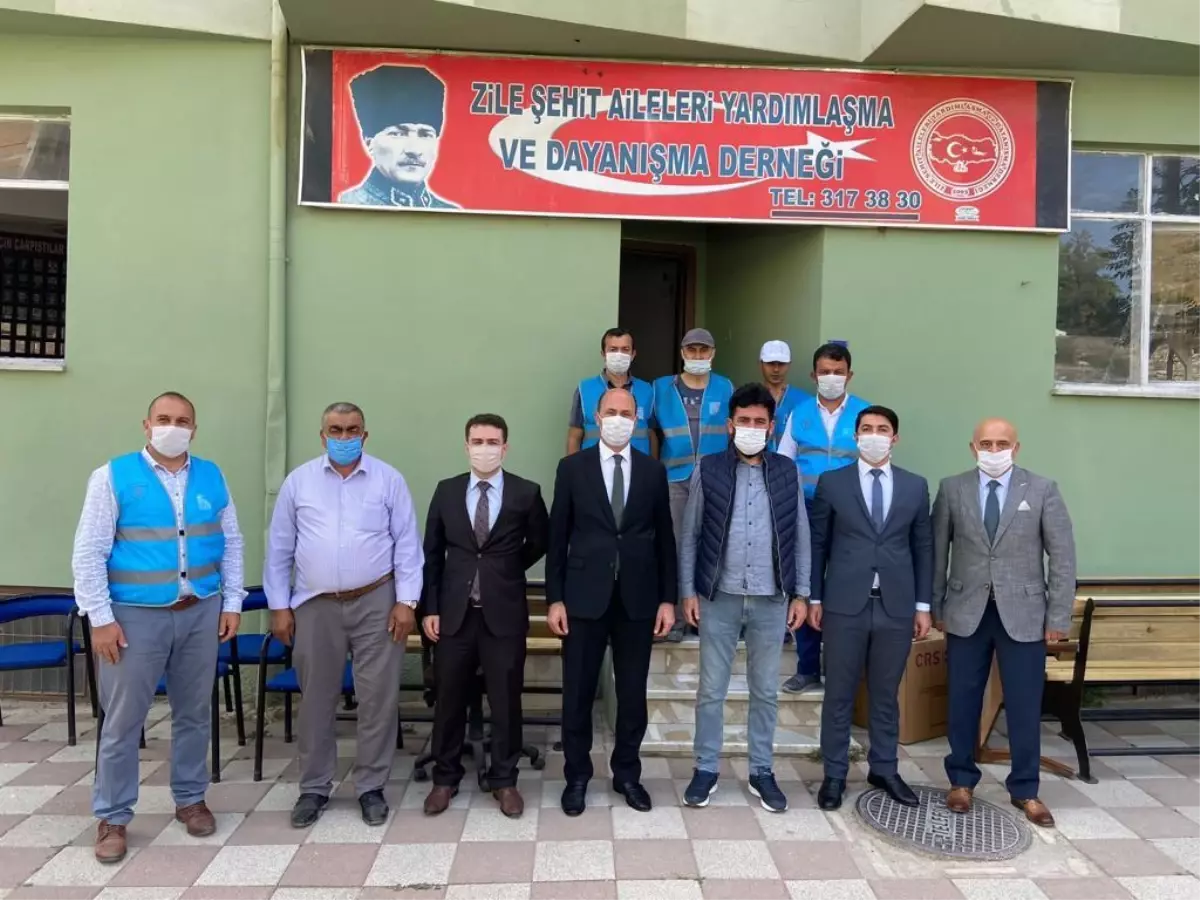 Zile'de Başsavcılık Şehitler ve Gaziler Derneğinin boya ve bakımını yaptırdı