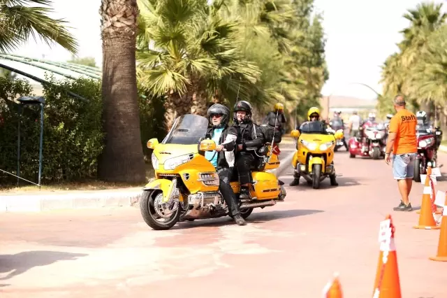 Ayvalık'ta 6. Uluslararası Gold Wing Türkiye buluşması başladı