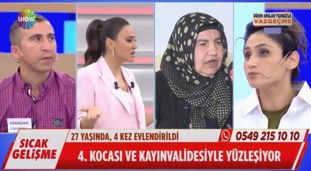 Azeri gelinin canlı yayında hiç susmaması sunucu Didem Arslan Yılmaz'ı sıkıntıdan çıkardı: Çan çan konuşuyorsun