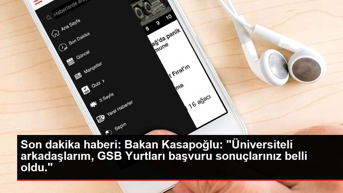 Son dakika haber | Gençlik ve Spor Bakanlığı yurt başvuru sonuçları açıklandı