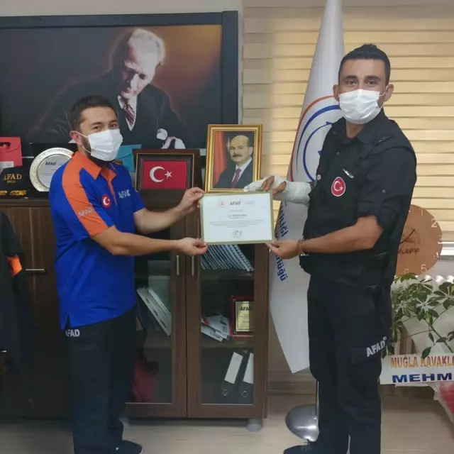 Bozkurt'ta sel felaketinde görev yapan ekiplere teşekkür belgesi verildi