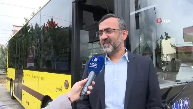 Bursa'da şehit yakınları ve gazilere otobüslerde anlamlı karşılama