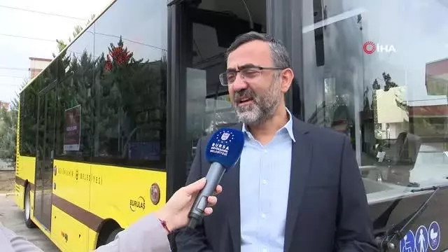 Bursa'da şehit yakınları ve gazilere otobüslerde anlamlı karşılama
