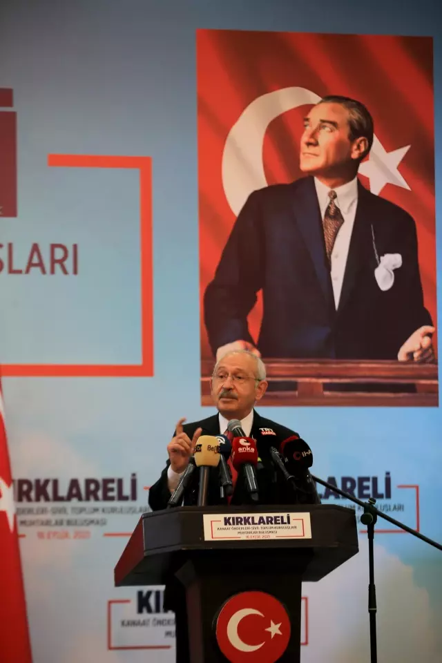 KIRKLARELİ - CHP Genel Başkanı Kılıçdaroğlu (1)