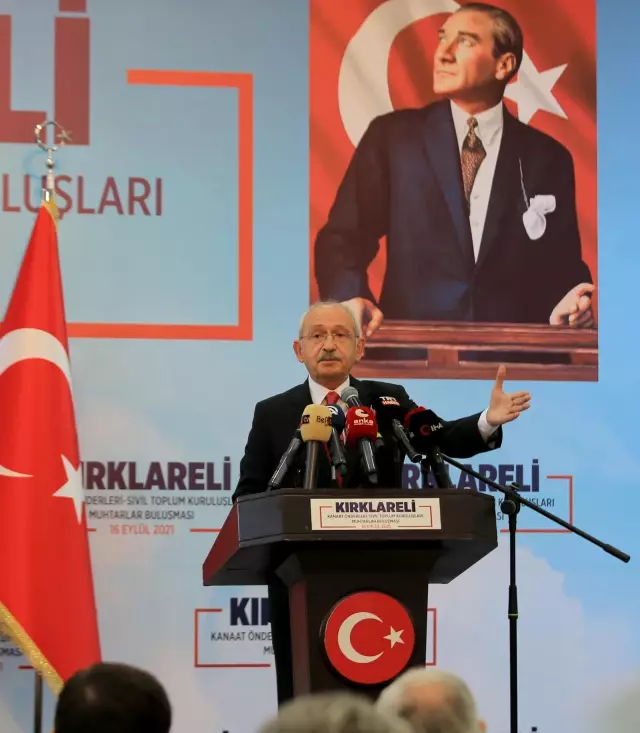 KIRKLARELİ - CHP Genel Başkanı Kılıçdaroğlu (1)