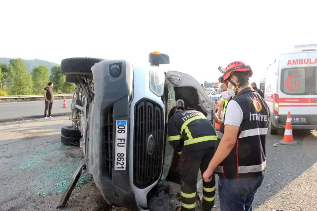 Son dakika haberi... Düzce TEM otoyolunda feci kaza: 8 yaralı