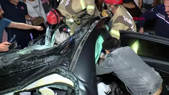 Son dakika: Beykoz'da lastiği patlayan otomobil kazaya neden oldu: 3 ölü, 3 yaralı