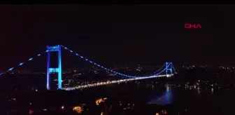 Prostat Kanseri: İSTANBUL-'Tak Bi Mavi Kravat' prostat kanseri için köprüyü maviye boyadı Prostat Kanseri: İSTANBUL-'Tak Bi Mavi Kravat' prostat kanseri için köprüyü maviye boyadı