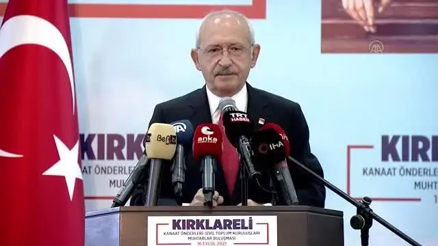 KIRKLARELİ - CHP Genel Başkanı Kılıçdaroğlu (1)