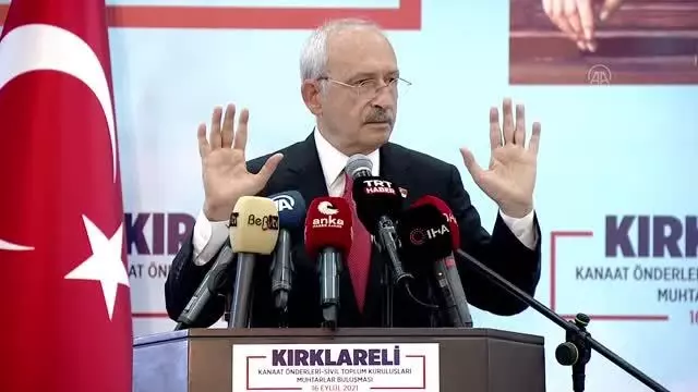 KIRKLARELİ - CHP Genel Başkanı Kılıçdaroğlu, Kırklareli'nde esnaf ziyaretinde bulundu