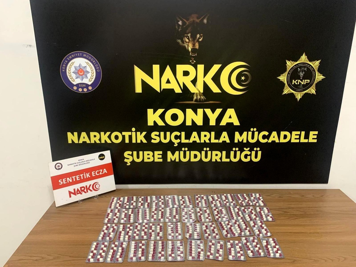 Konya'da uyuşturucu operasyonu: 3 tutuklama