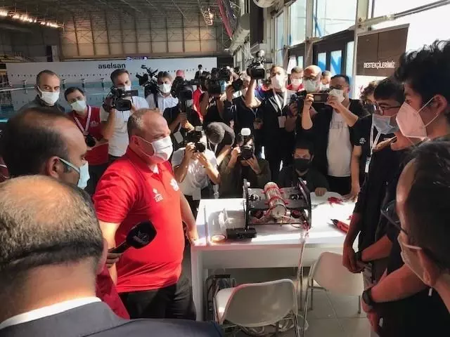 Son dakika haber | Bakan Varank İnsansız Su Altı Sistemleri Yarışmasını izledi