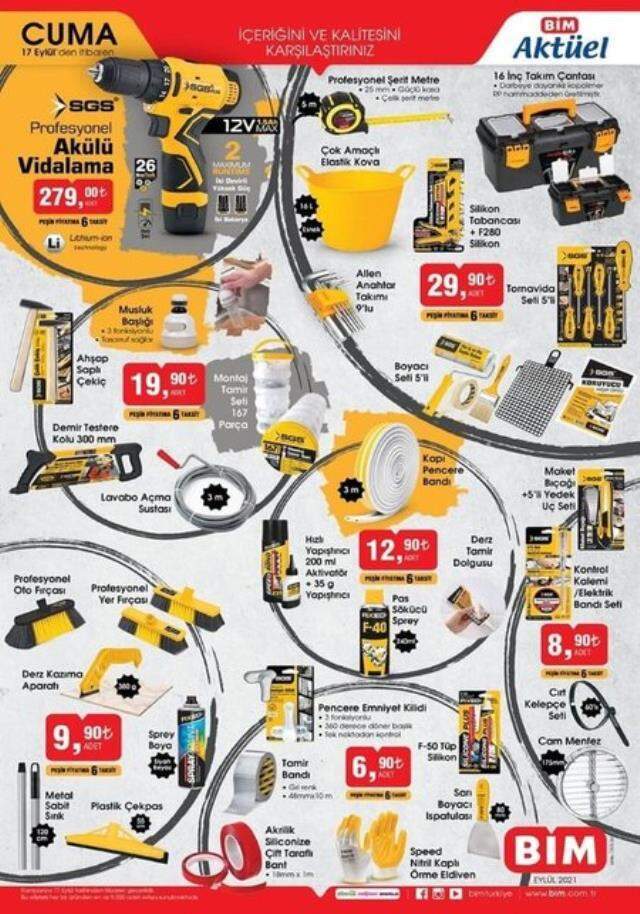 BİM kaçta açılıyor? BİM katalog bugün 17 Eylül 2021! BİM saat kaçta açılır? BİM çalışma saatleri