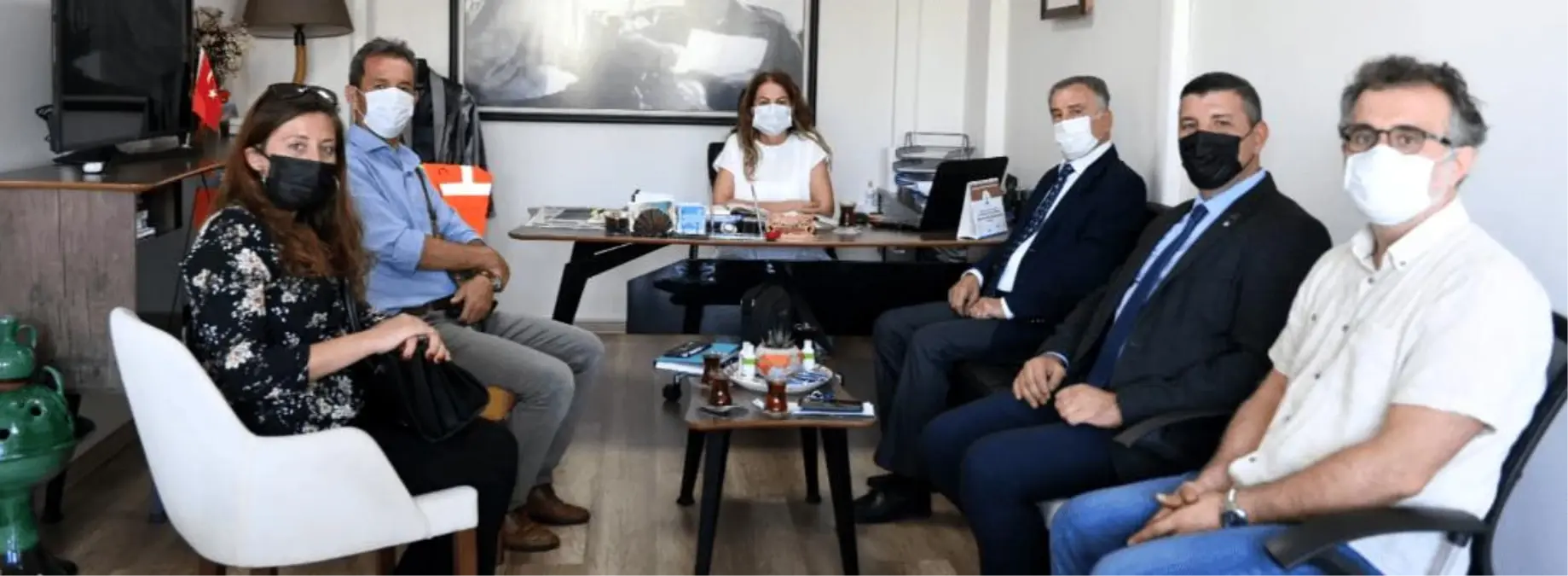 Çanakkale Kent Konseyleri Birliği'nden Başkan Yardımcısı Ünüvar'a Ziyaret