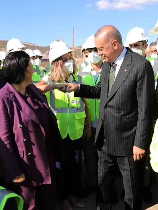 Son dakika... Cumhurbaşkanı Erdoğan, Akkuyu NGS sahasında incelemelerde bulundu