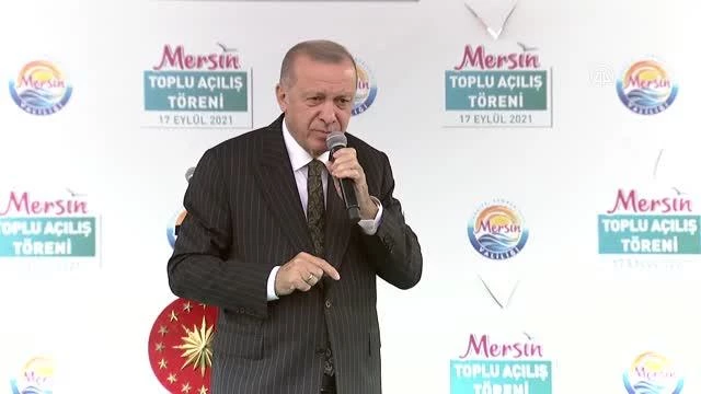 Son dakika haberleri... Cumhurbaşkanı Erdoğan, Mersin'de toplu açılış merasiminde konuştu: (2)
