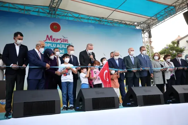 Son dakika politika: Cumhurbaşkanı Erdoğan, Mersin'de toplu açılış töreninde konuştu: (3)