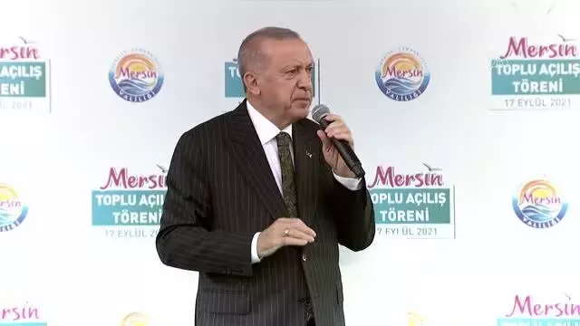 Son dakika politika: Cumhurbaşkanı Erdoğan, Mersin'de toplu açılış töreninde konuştu: (3)