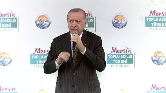 Son dakika politika: Cumhurbaşkanı Erdoğan, Mersin'de toplu açılış töreninde konuştu: (3)