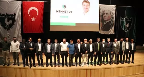 Denizlispor Kulübü Başkanı Mehmet Uz, güven tazeledi