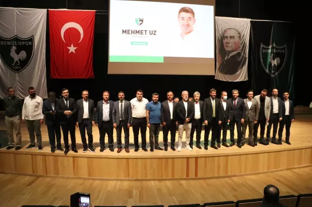 Denizlispor Kulübü Başkanı Mehmet Uz, güven tazeledi