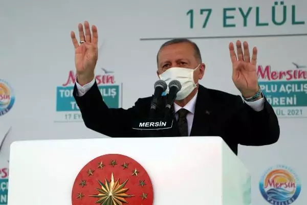 Son dakika politika: Cumhurbaşkanı Erdoğan, Mersin'de toplu açılış töreninde konuştu: (3)