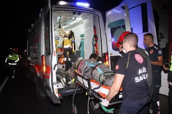 Evin bahçesine uçan otomobilin sürücüsü ağır yaralandı