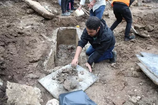 ORDU'DA YOL ÇALIŞMASINDA 'TARİHİ KALINTI' HEYECANI