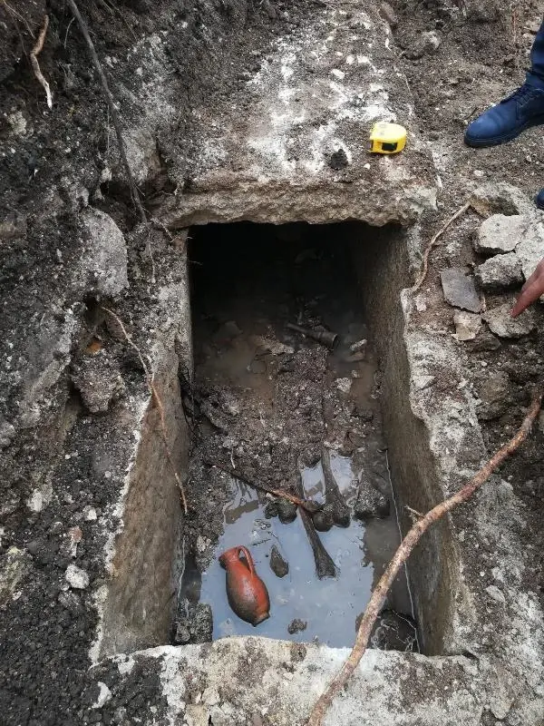 ORDU'DA YOL ÇALIŞMASINDA 'TARİHİ KALINTI' HEYECANI