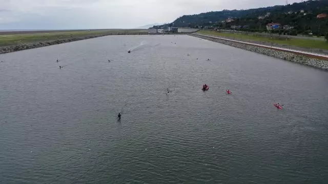 Ordu Durgun Su Sporları Merkezi ve Kamp Alanı ilk sporcularını ağırladı
