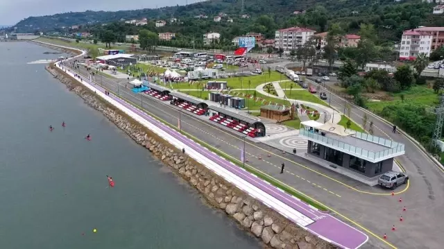 Ordu Durgun Su Sporları Merkezi ve Kamp Alanı ilk sporcularını ağırladı