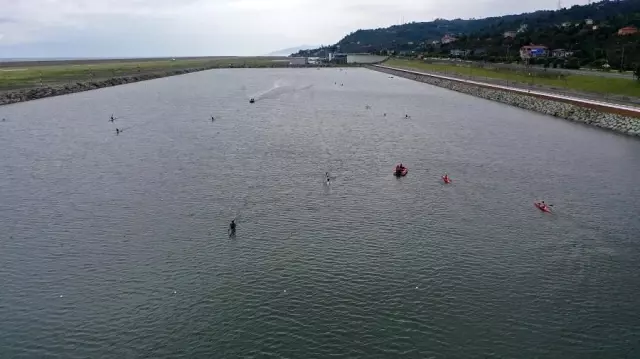 Ordu Durgun Su Sporları Merkezi ve Kamp Alanı ilk sporcularını ağırladı