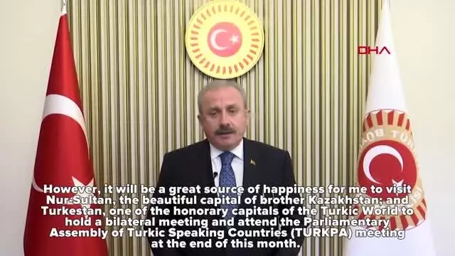 TBMM Başkanı Şentop, Avrasya Medya Forumu'na video mesaj gönderdi