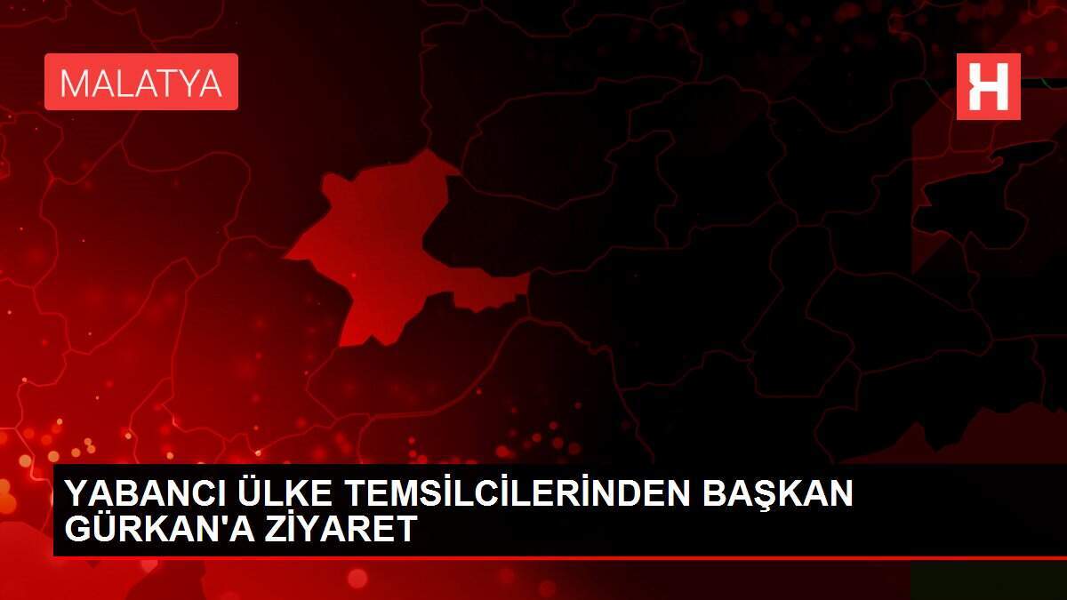 YABANCI ÜLKE TEMSİLCİLERİNDEN BAŞKAN GÜRKAN'A ZİYARET
