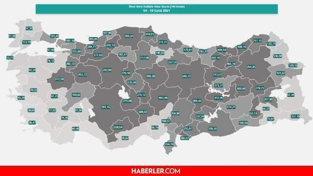 18 Eylül Cumartesi 2021 korona tablosu… Bugünkü corona hadise sayısı açıklandı! 18 Eylül koronavirüsten kaç kişi öldü?