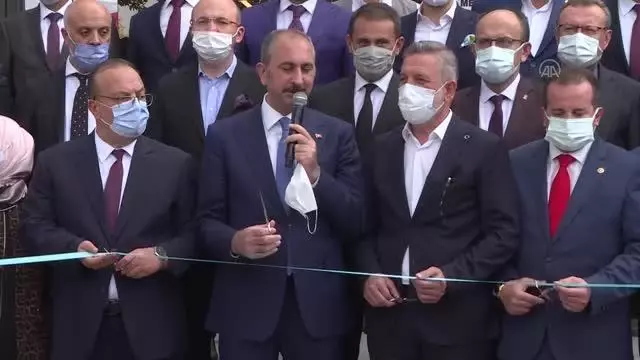 Adalet Bakanı Gül, BTSO Tahkim Arabuluculuk Merkezi'nin açılışında konuştu