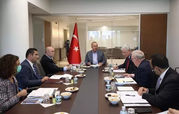 Bakan Çavuşoğlu'dan New York'ta resmi temaslar