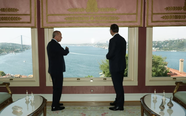 Son dakika... Cumhurbaşkanı Erdoğan, Sırbistan Cumhurbaşkanı Vucic ile görüştü