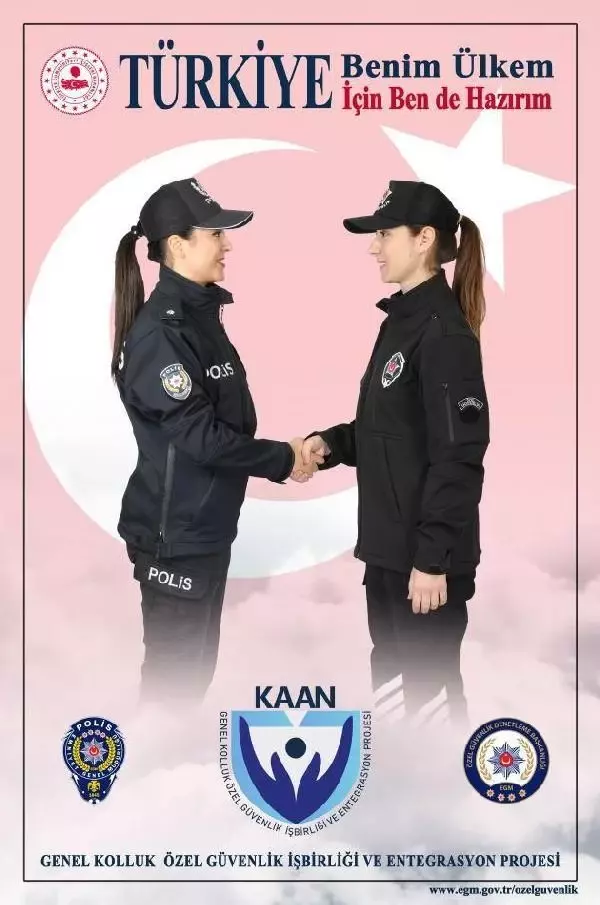 'KAAN' projesinde 96 bin 264 özel güvenlik görevlisi ve kolluk personeline eğitim