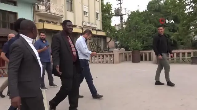 Kamerunlu heyet, Sındırgı'da incelemelerde bulundu