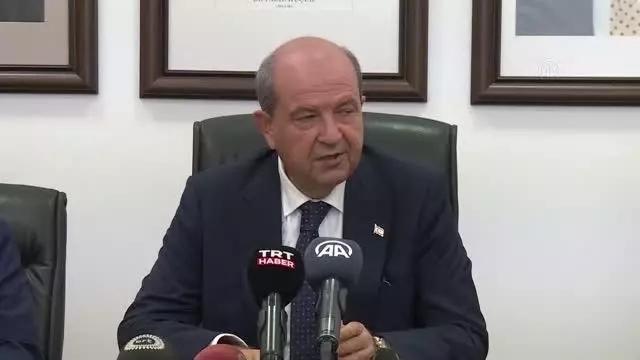 Son Dakika | KKTC Cumhurbaşkanı Tatar, New York temasları öncesi açıklamalarda bulundu (2)