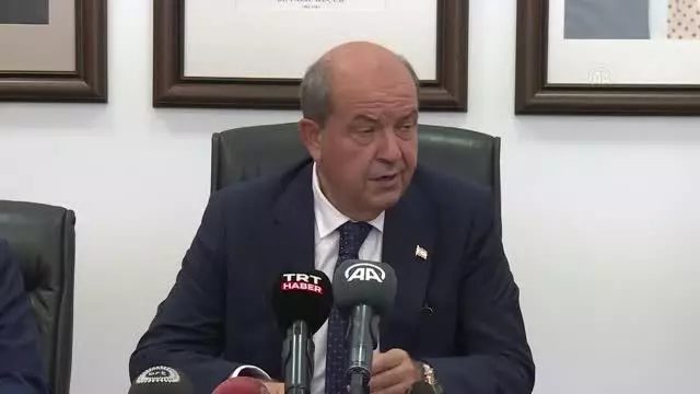 Son Dakika | KKTC Cumhurbaşkanı Tatar, New York temasları öncesi açıklamalarda bulundu (2)