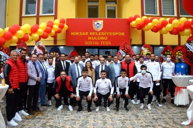 Niksar Belediyespor Sosyal Tesisleri açıldı