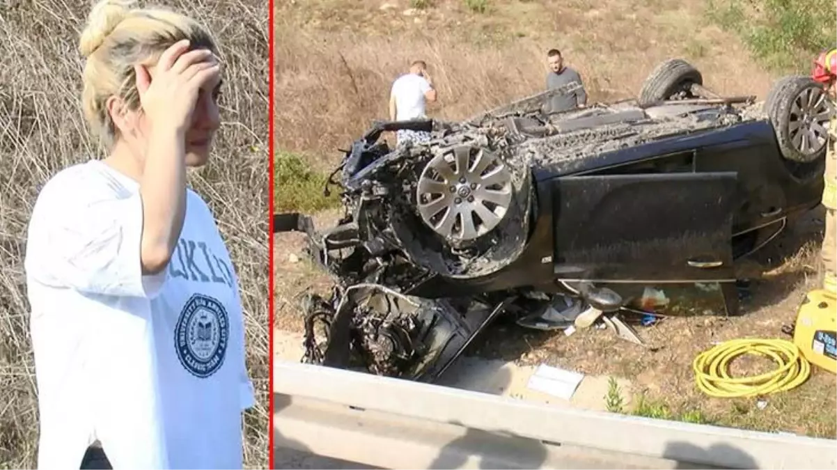 Otomobil takla attı, otoyolda can pazarı yaşandı: 2 ölü, 2 yaralı