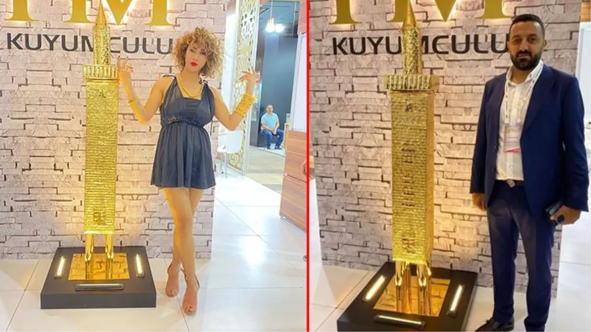 Piyasa değeri 1 milyon 100 bin lira! Altınla kaplanan Tarihi Dört Ayaklı Minare göz kamaştırdı