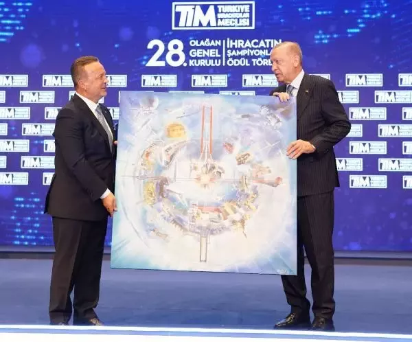 Cumhurbaşkanı Erdoğan, TİM 28. Olağan Genel Kurulu ve İhracatın Şampiyonları Ödül Töreni'ne katıldı: (2)
