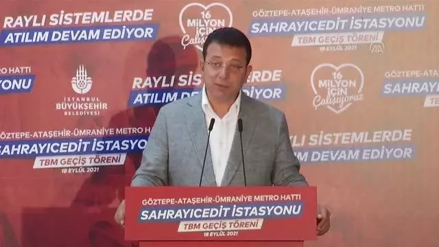 Ümraniye-Ataşehir-Göztepe Metro Hattı'nda tünel delme makinesi geçiş töreni