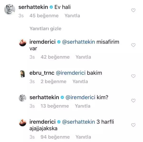 İrem Derici'den aşk dedikodularını kuvvetlendiren imalı paylaşım: 3 harfli konuk