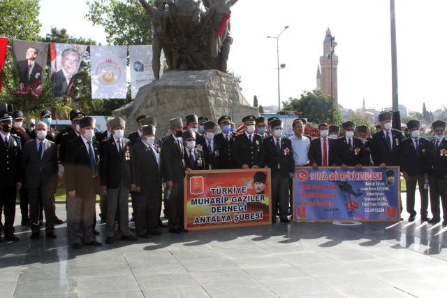 Antalya'da Gaziler Günü, düzenlenen merasim ile anıldı